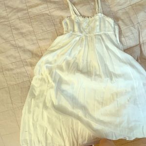 Gorgeous JCrew white cotton dress